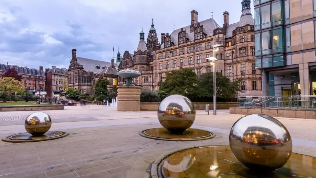 10 Tips for Moving House in Sheffield Steel Water Balls in Sheffields Peace Gardens