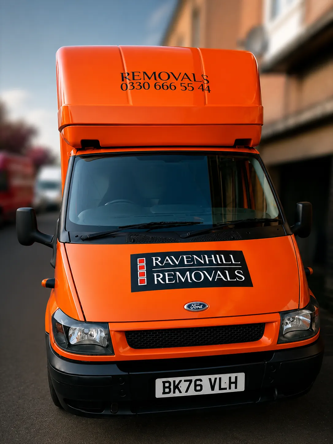 Ravenhill Removals van