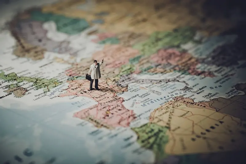 Moving to Europe - What's to know? Figurine on map
