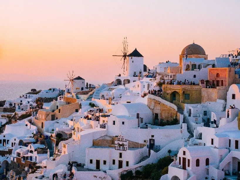 If you decide on living in Europe, you'll be able to take some amazing vacations! Mykonos panorama