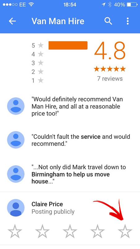 Google Plus Review Mobile Image