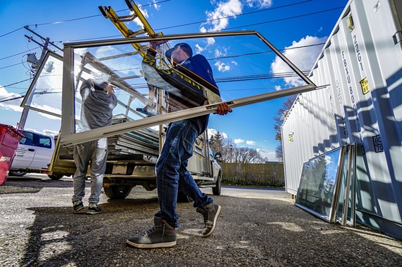 professional movers moving your home office.